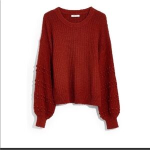 Madewell Bobble Sleeve Sweater